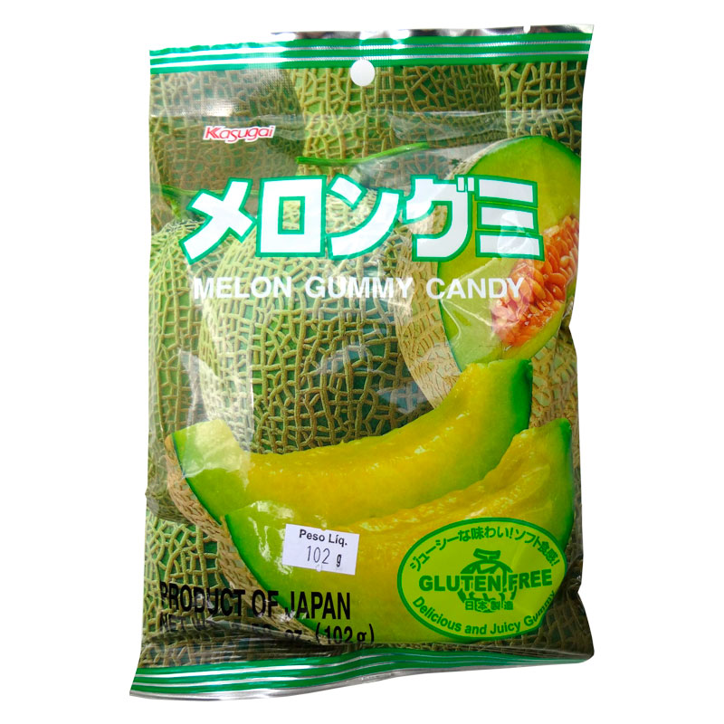 Kasugai Melon Gummy Candy Yuky