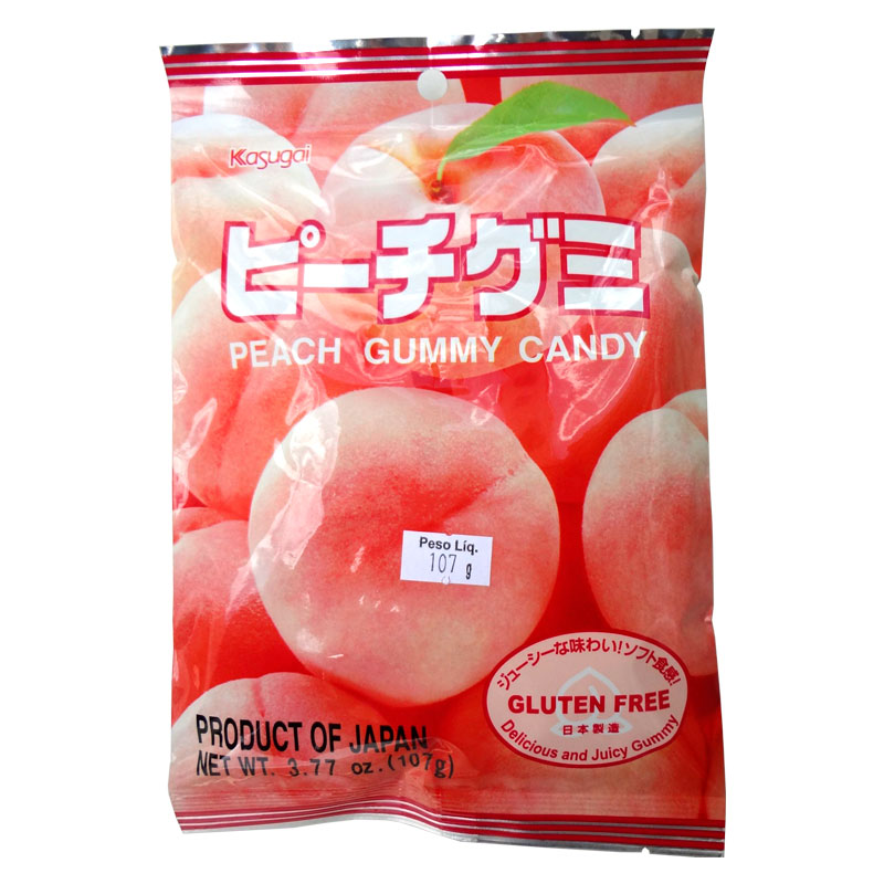 Kasugai Peach Gummy Candy Yuky